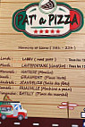 Pat' A Pizza menu