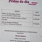 Jardim De Viana menu