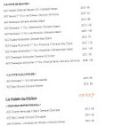Restaurant H menu