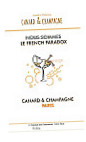 Canard & Champagne menu