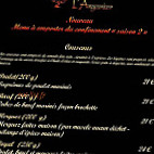 L'arganier menu