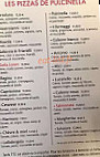 Pulcinella menu