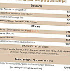 L'Auberge De La Goutte D'Or menu