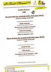 Le Saint Clement menu