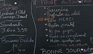 Café Du Pic menu