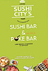 Sushi City's menu