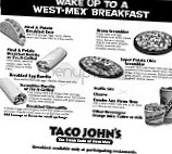 Taco John's menu