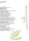 Le Basilic Rouge menu