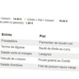 Ma Paella Dans Tous Ses Etats menu