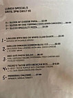 Stellas Pizzeria 2 menu