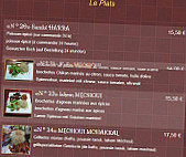 Palmyre menu