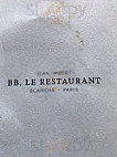 Bb Blanche menu