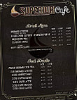 Superior Cafe menu