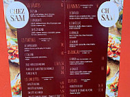Snack Chez Christian menu