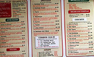 Mexicanzingo menu