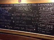 Brewster's menu