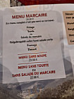 Auberge Du Steinwasen menu