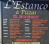 L'estanco A Pizza menu
