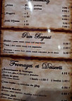 La Bete De Faim menu