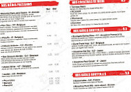 Le Tonneau menu