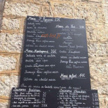 Fort Du Saint-eynard menu