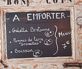 Café Du Bon Coin menu