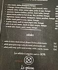 Le Chalet Gourmand menu