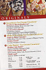 Cold Stone menu