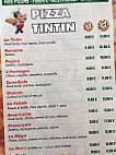 Pizza Tintin menu