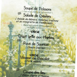 Harmonie des Saisons Cardápio