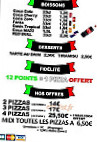 Pizzeria La Napolitana menu