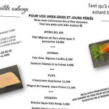 La Petite Auberge Carte