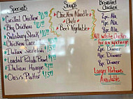 American Diner menu