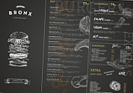 Bronx menu