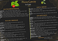 Les Quat'z'arts Pizza Gavray menu