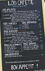 Lou Cafetie menu