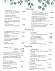 La Table Du Marainaud menu