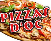 Pizzas D'oc menu