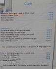 Auberge De La Grenouillere menu