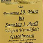 Gasthaus Kaufmann menu