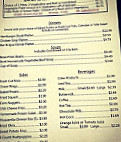 Sherrill's Pioneer Restaurant menu