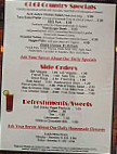 Ed's Family Catering menu