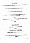 Le Cafe Maritime - Lacanau menu