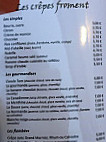 La Petite Crêperie Eysines menu