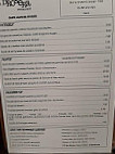 La Drosera menu