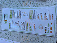 Morning Squeeze menu