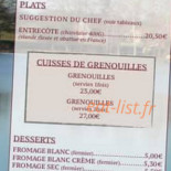 Le Relais De La Borde Carta