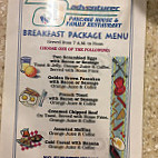 Adventurer Pancake House And Family menu