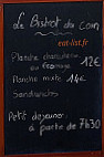 Le Bistrot Du Coin menu