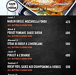 Cafe De La Presse menu